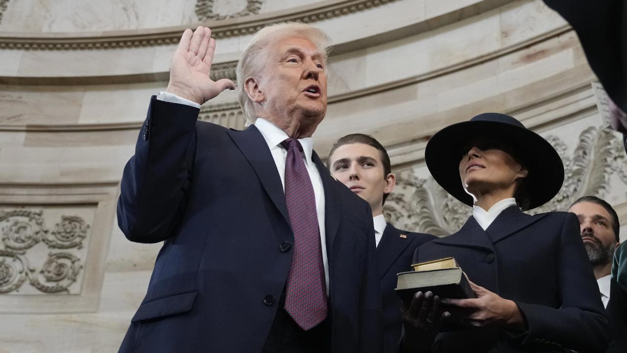 Donald Trump ABD Başkanı Olarak Görevine Başladı