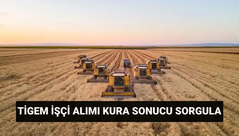 TİGEM Kura Sonuçları ve Mülakat Tarihleri: İşte Merak Edilenler