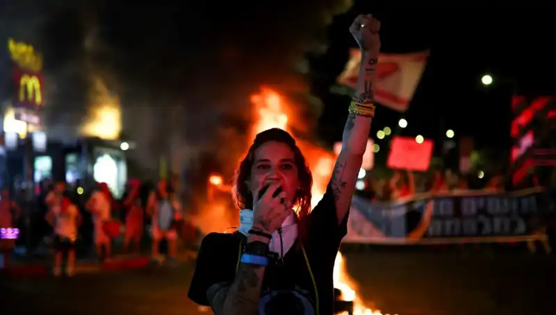 İsrail’nde Binlerce Kişi Sokaklara Döküldü: Gazze Savaşına Son İstiyorlar