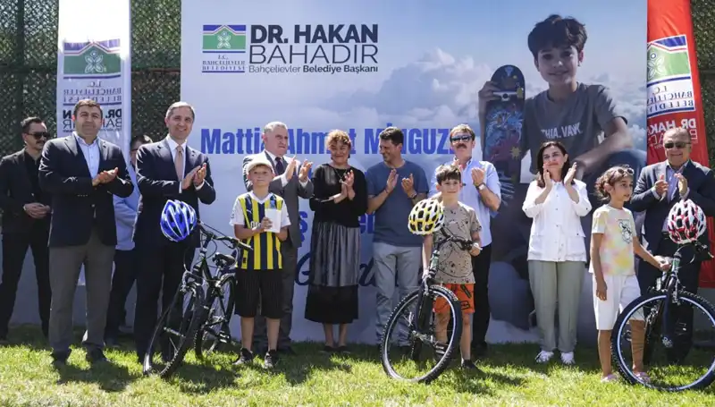 Bahçelievler’de Gençlerin Yeni Gözdesi: Mattia Ahmet Minguzzi Skate Parkı Açıldı