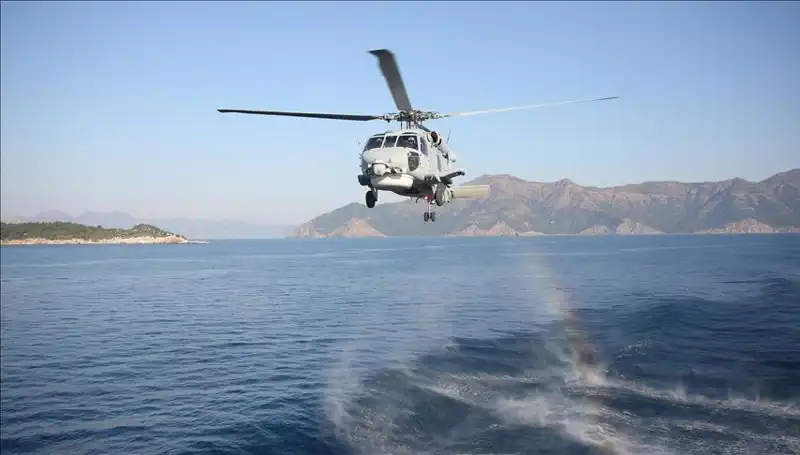 Askeri Helikopter Denize İndikten Sonra Olaylarla Çalkalanıyor!