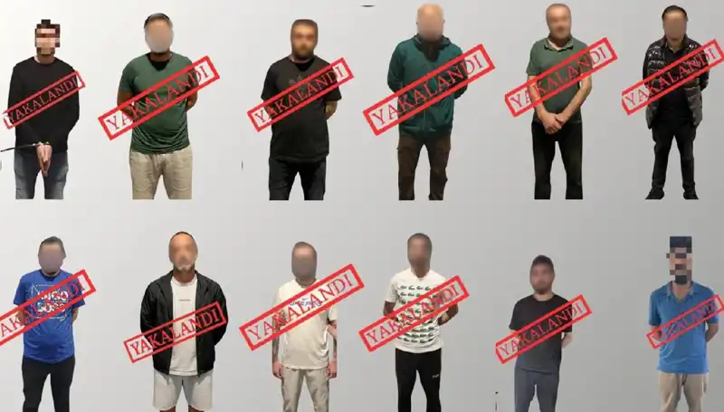 Kırmızı Bültenle Aranan 12 Kişi Ulusal Güvenlik Operasyonu ile Ele Geçirildi!