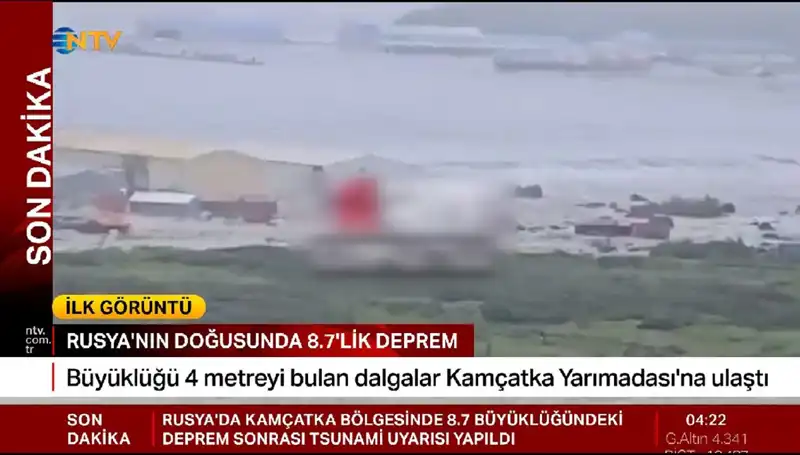 Kamçatka Kıyılarında İlk Tsunami Dalgaları: Bilim Adamları Acil Durumda
