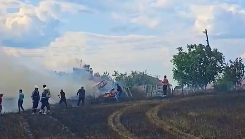 Tarlayı Kundaklayan Şüpheli, Polis Tarafından 96 Saatte Ele Geçirildi!