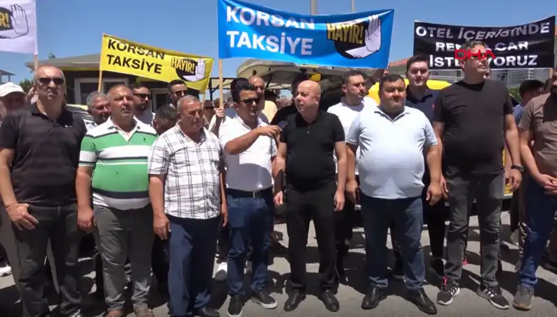 Belek'te Taksiciler Eylem Yaptı: Kontak Kapatma Nedenleri Neler?